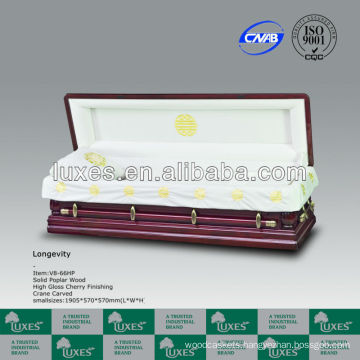 Nature Wooden Chinese Casket